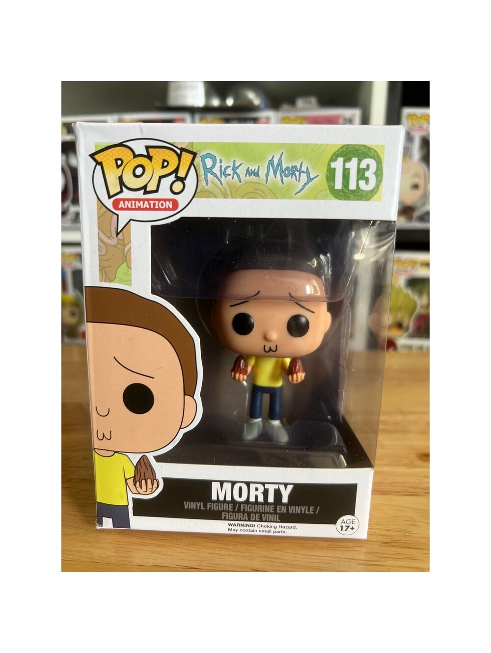 VAULTED Morty Smith Funko Pop #113 Animation Rick Television TV Show Adult Swim